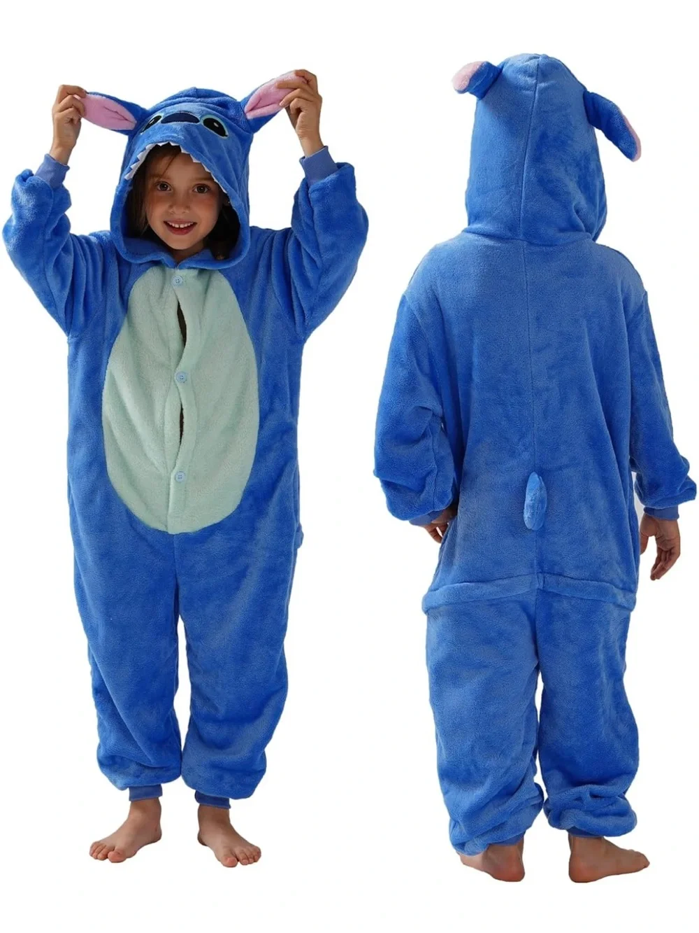 Stitch Onesie Costume Pajama Kids Size 4/5 (110) New Never Worn